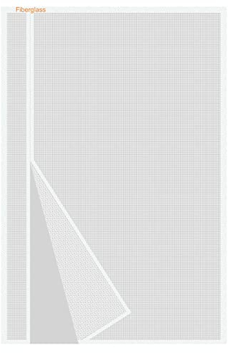 Risareyi Mosquitera Puerta Magnetica 140x210cm, Apertura Lateral Cortina Magnética Puerta Exterior Corredera para Puerta Balcon, Mosquitera con Imanes de Malla de Fibra de Vidrio Antimosquitos, Blanco