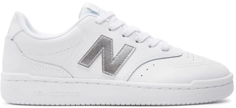 New Balance Damen Bbw80 Sneaker, Weiß Metallic Silber 0, 37.5 EU