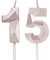 15th Birthday Candles, Rose Gold Number Candles Birthday Decoration, Happy Birthday Cake Toppers, for Birthday Parties Weddings Company Anniversaries (Rose Gold, 15)