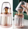 Tohoee Makeup Pinselhalter Kosmetischer Organisator Abnehmbare Multifunktionsbürsten Reinigungstrocknung Für Makeup Aufbewahrungskiste Vitrinen Vitrinen für Arbeitsplatte Vanity (Rosa)