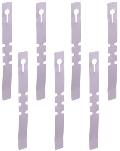 100 etiquetas para plantas, etiquetas ajustables de plástico blanco para colgar en el árbol, marcadores de plantas de jardín, etiqueta de nombre para semillas, verduras, flores, plantas en maceta,