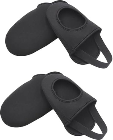 BESPORTBLE 2 Paar Überschuhe für Fahrradschuhe Überzieher für Radschuhe Nicht-Schuhabdeckung Elastic Band elastikband warme Überschuhe Winterschuhe Protektoren Winddicht Schutz Radfahren