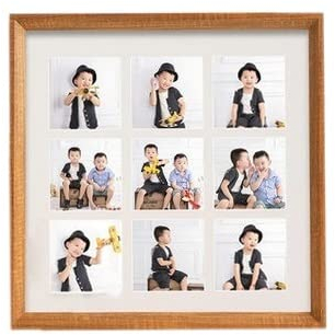 GLigeT Bilderrahmen Kreativer Baby-Rahmen for Fotos, Mini-Rahmen, Holz-Fotorahmen, Bilderrahmen for die Wand Fotorahmen (Color : B-30X30cm)
