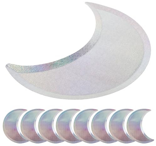 Healeved 8pcs Halbmond Teller Party Supplies Bulk Pappteller Dessertteller Hochzeit Party Teller Mond Pappteller Geburtstag Party Teller Papier Party Teller Weihnachten Party Teller