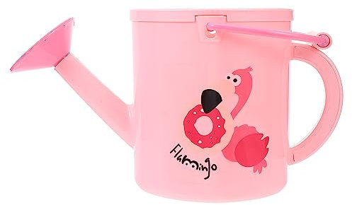 Yardwe Bouilloire Darrosage en Plastique en Forme De Flamant Rose Robuste Et Légère pour Les Plantes