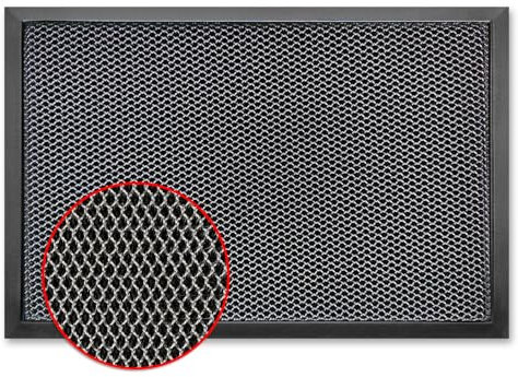Floordirekt Schmutzfangmatte Imperial 1000 - Fußmatte mit innovativem 3D-Netz - rutschfeste Türmatte für Eingangsbereich - Fußabtreter, Sauberlaufmatte, Türvorleger (Anthrazit, 60 x 90 cm)