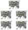 5 morsettiere per montaggio su guida DIN, portafusibili, connettore crimp, fissaggio a vite, morsetti elettrici per circuiti elettronici