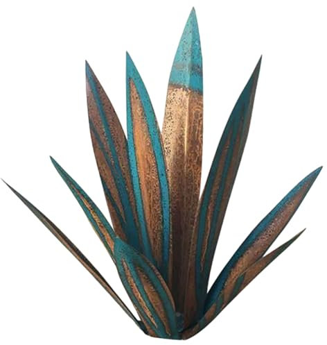 NASSMOSSE Plantes d'agave en métal décor extérieur, décor de Jardin en métal Rustique bricol