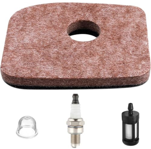 ZAMDOE BG56 Filtro Aria Candela di accensione Bulbo di adescamento per STIHL BG56 BG56C SH56C BG66 BG66C BR200 BG86 BG86C SH56 SH86 SH86C SR200 BG86CE BG86Z BG86CEZ Soffiatori 4241 120 1800