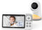 GHB Camara Vigilancia Bebe 5 720P HD IPS Rotación de 350° Vigilabebes con Camara con Luz Nocturna Ajustable Soporta 4 Cámaras Comunicación Bidireccional Escucha Bebes