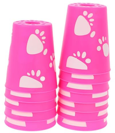 BESTonZON Speed Stacking Cups 12-teiliges Becher-stapelspiel-Set Für Jungen Und Mädchen Partyspielzeug