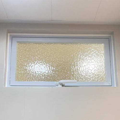 WhamtL Schiebefenster Rechteckige Drehschiebefenster, Sturmfenster für Dachböden, Keller, Hotels und Restaurants, Ersatzfenster mit Belüftetem Metallrahmen für den Hausgebrauch(12x20in(300x500mm))