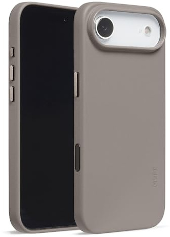 MOFT für iPhone Air Hülle, MOVAS Vegane Ledertasche Magnetische Hülle, Weicher Anschlag, Farberhaltung, Fleckenresistent, Leicht zu Reinigen, Taupe