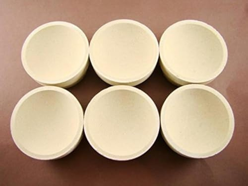 Make Your Own Gold Bars Lot of 6#10 Mabor 2-3/8 Gold Assay Cupels