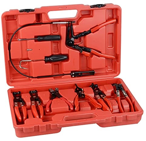 DAYUAN Set di 11 pinze per fascette stringitubo, pinza per tubo