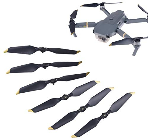 Propeller für DJI Mavic Pro/Platinum - 6 Klingen - Geringer Geräusch - Quick Release Faltbare Flügel - Flugerprobtes Design - Wesentliches Zubehör für Ihre DJI Mavic Pro/Platinum