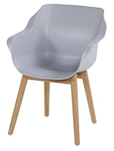 Hartman Sophie armchair teak nat/grey Kunststoff