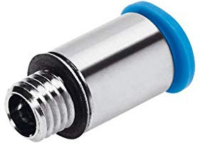 QSM-M6-6 Push-in fitting threaded, straight M6 outside -0.95÷6bar FESTO