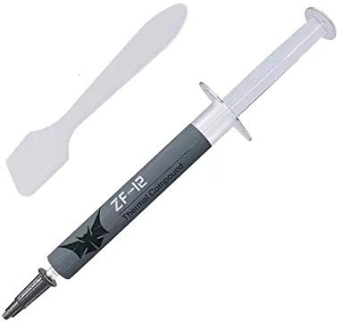 BIlinli Pâte de Graisse Conductrice Thermique Haute Performance ZF-12 1.5g pour processeur in-tel CPU GPU Refroidisseur Ventilateur de Refroidissement dissipateur Thermique