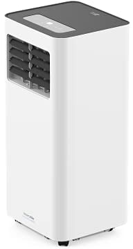 UNIVERSALBLUE Aire Acondicionado Portátil Silencioso | Climatizador WIFI Deshumidificador 1750 Frigorías | 7000BTU | Alexa, Google o Mando a Distancia | Bajo Consumo Clase Energética A | Hasta 24m2