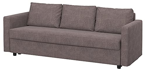 Soferia Sofabezug Kompatibel Mit Friheten 3-er Bettsofa Sofaüberzug Sofaüberwurf Sofaschoner Cover Wasserabweisend Fleckschutz Softi Braun