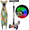 SANOTO Roller Kinder 6 Jahre, Roller Kinder 3-14 Jahre Scooter Kinder Roller Mädchen, Micro Scooter Mini Roller 3 Räder Licht für Roller Kinder Kinderscooter Mit Led-Lichtrad Verstellbarer Lenker