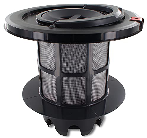 DLpro Filtro lamellare Ø 205 mm per Bosch Siemens Relaxx'x Pro Silence Zoo'o Pro Animal 00708278 708278 filtro cilindro filtro di scarico filtro filtro di ricambio per aspirapolvere BGS5 senza