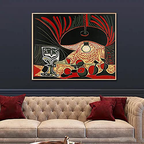 Picasso célèbre peinture abstraite sous verre affiches et impressions toile peintures mur Art photos pour salon décor 60x80 cm sans cadre