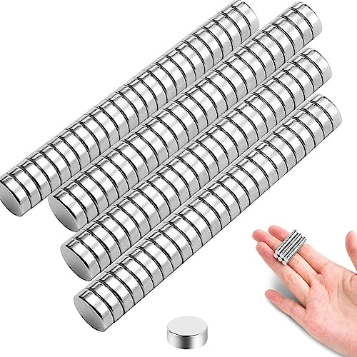 100 Stück Magnete,Neodym Magnete,5mm x 2mm Neodym Magnete Extra Stark,Magneten Rund Kühlschrankmagnete,Whiteboard Magnete,Kleine Magnete,für Kühlschrank,Karte,Magnettafel Bänder