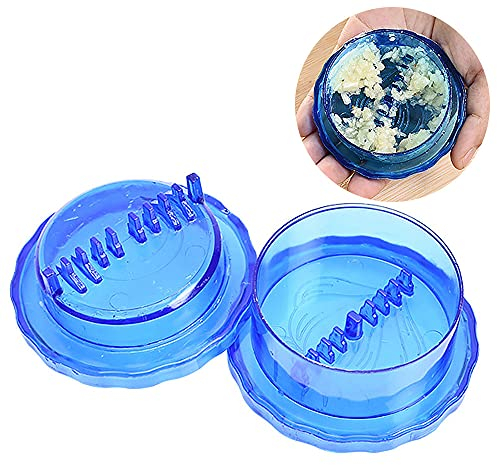 UngVeil Manual Garlic Press Plastic Garlic Twist Crusher Manual Garlic Twist Chopper for Kitchen Restaurant Home Kitchen Tool