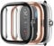 Fintie 3 Pack Screen Protector compatible with Amazfit GTS 4 Mini, Soft TPU Case Full Protective Cover