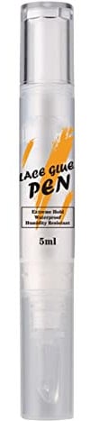 Wig Glue Pen Swivel White Glue Lace Head Cover Glue Pen For Light Of Poly And Lace Wigs Wig Systems Wig Glue 5ml Face Ice