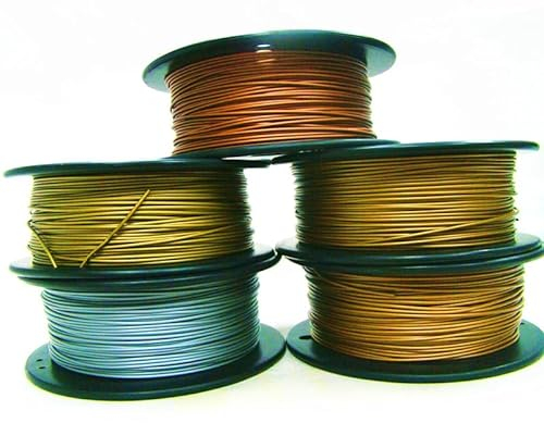 3D-Drucker-Filament 20% Metall basierend auf PLA 1,75 mm/3,0 mm 0,5 kg/1,1 lb Kupfer/Messing/Bronze/Rotkupfer (Color : Copper 3.0mm)