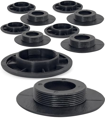 Click&Fit 4 Stück Autoteppich-Clips, Starke Befestigung, kompatibel mit Opel Chevy, Audi, Opel Buick GM und vielen Marken, runder Kunststoff-Bodenbefestigung, Ersatz 13142011 13142012, Schwarz