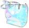 Strandtasche, Einkaufstasche, Arbeitstasche - Transparente Schillernde Tasche für Damen, Faltbar