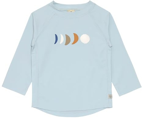 LÄSSIG Unisex Baby Rashguard Langarm Rash-Guard-Shirt, Hellblau, 74/80