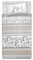 PENSIERI DELICATI Parure Copripiumino Singolo 100% Cotone, Completo di Sacco 155x200cm e 1 Federa 52x82cm, Made in Italy, Copripiumino Lavabile In Lavatrice A 40°, Fantasia Baubau Beige