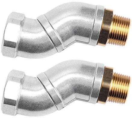 Herxermeny 2Stck 1 Kraftstoffschlauch Swivel 360 Drehbarer Anschluss für Kraftstoffdüse Multi Plane Fuel Plane Swivel