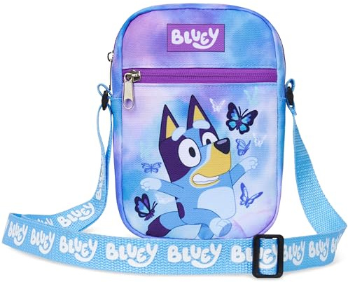 Bluey Handbag for Girls Cute Cross Body Bag with Adjustable Strap for Shopping Days Out Holiday Gifts for Girls