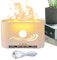 Dtaigou Flammendiffusoren für zu Hause,Kamin-Feuerflammen-Aromatherapie-Diffusor | Duft-Aromatherapie-Diffusor mit LED-Licht,LED-Ultraschall-Flammen-Feuer-Luftbefeuchter, kühler Nebel-Luftbefeuchter
