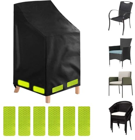 120/85×75×65cm Housseprotectionchaisedejardin exterieur,Protège chaise de jardin,HoussedeProtection pour Chaise de Jardin,210D,Oxford Housse Fauteuil de Jardin,housse chaise jardin
