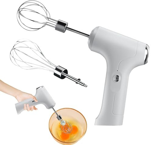 Pulse Mixer - Multifunction Kitchen Gadget Stand Up Design Frree | Speed Cream Tool, Stainless Steel Whisk, Dough Egg Beater, Compact Pastry Machine, Prepared