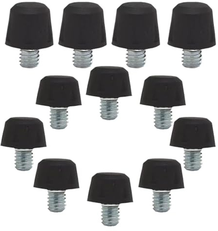 Generisch Juego de tacos para botas de fútbol, zapatillas de fútbol, antideslizantes, accesorios para entrenamiento de césped, salones, competición, liga, Negro , Large