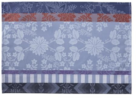 Le Jacquard Français Beschichtete Tischsets (2X Set) Gipsy Azur 36x50 cm Baumwolle