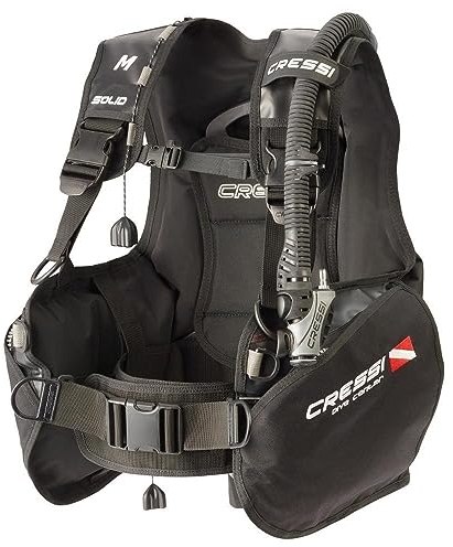 Cressi Solid Dive Center Edition Tauchjackets Gute Tarierung, Schwarz, XXS