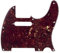 Musiclily 8 Hole Tele Pickguard Scratch Plate for Fender USA/Mexican Standard Telecaster Modern Style Electric Guitar, 4Ply Vintage Tortoise