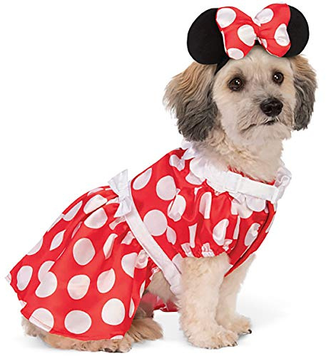Disney: Minnie Mouse Pet Costume for For Dogs or Cats by Rubies, Medium