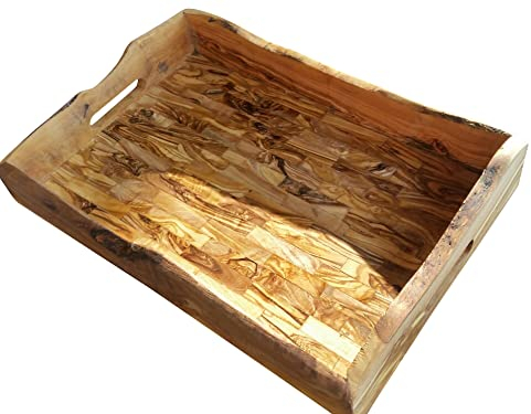 D.O.M.® Plateau rustique pour servir 44 x 30 cm en bois d'olivier