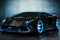 Asher Lamborghini Aventador Tron Modifiziertes Auto-Poster, 27,9 x 43,2 cm, mattiertes Finish, Papier, Wandkunst für Wohnzimmer