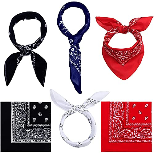 Carnavalife 6 Stück Bandana Armband, Mehrfarbig onesize